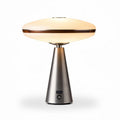 Wood and metal table lamp with touch control and modern design 20 x 20 x 40cm